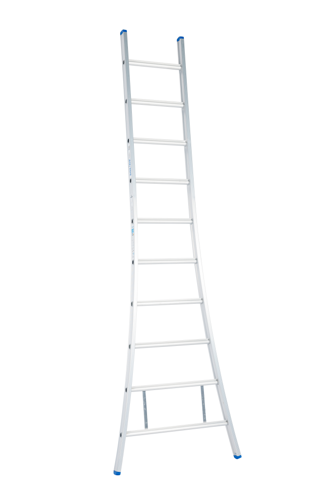 Enkele ladder / 9 sporten, open voet