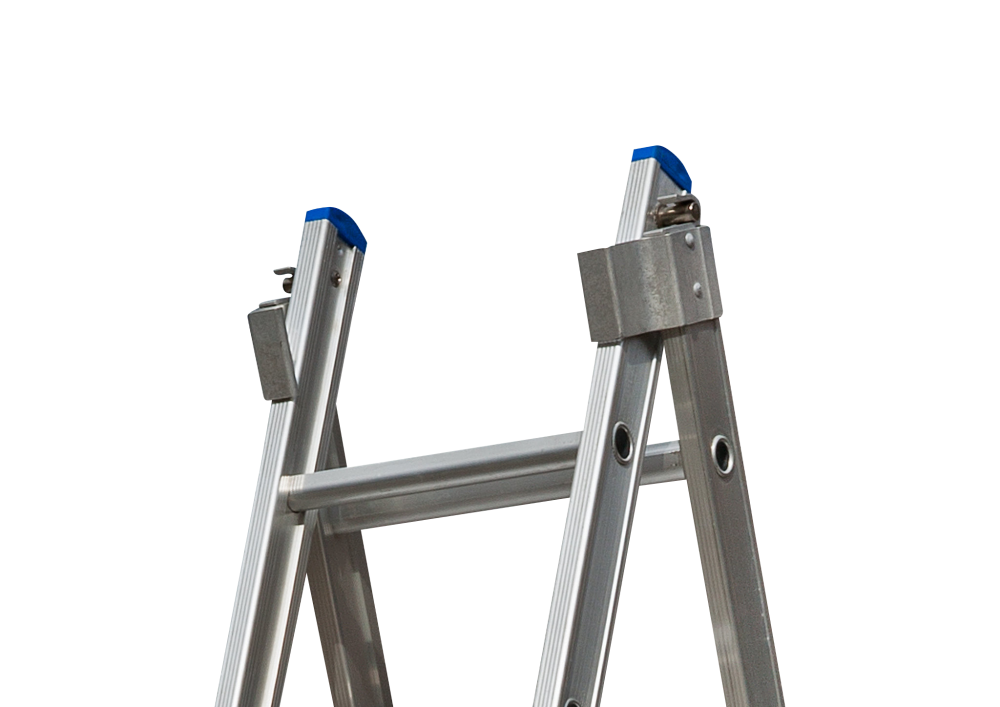 Echelle coulissante / 2 x 6, pieds évasés, transformable