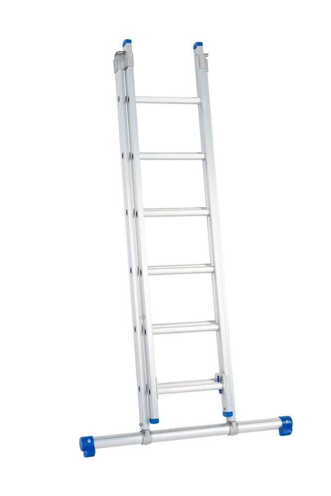 Echelle coulissante / 2 x 6, pieds droits, transformable, STAB290