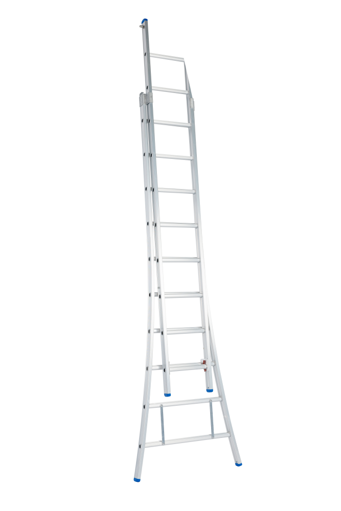 Echelle coulissante / 2 x 10, pieds évasés, transformable
