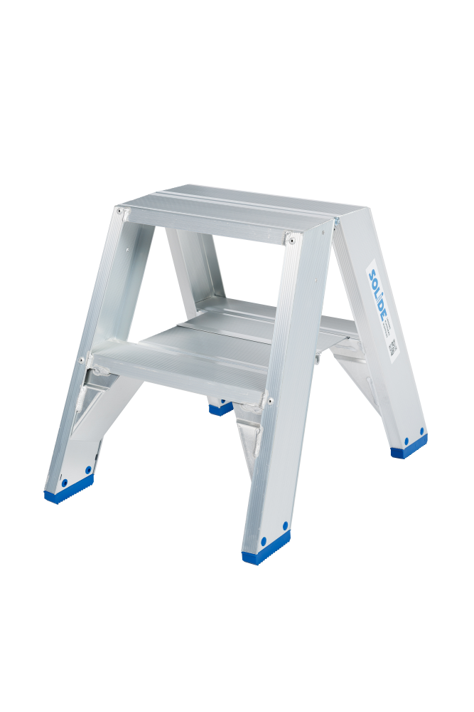Dubbele trapladder / 2 x 2 treden