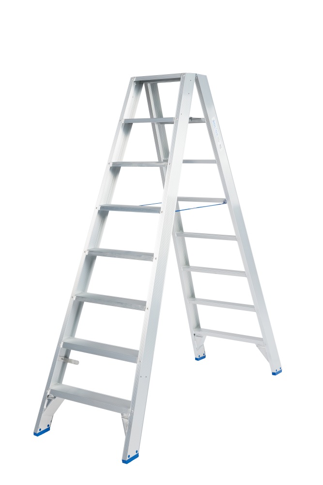 Dubbele trapladder / 2 x 8 treden
