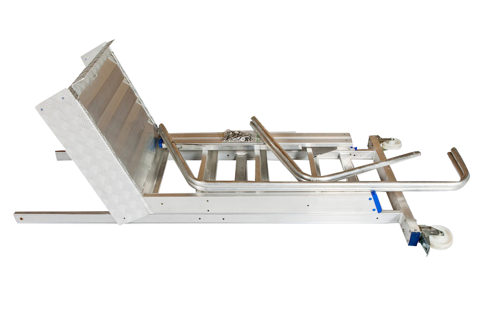 Escabeau à palier non-pliable / 5 marches