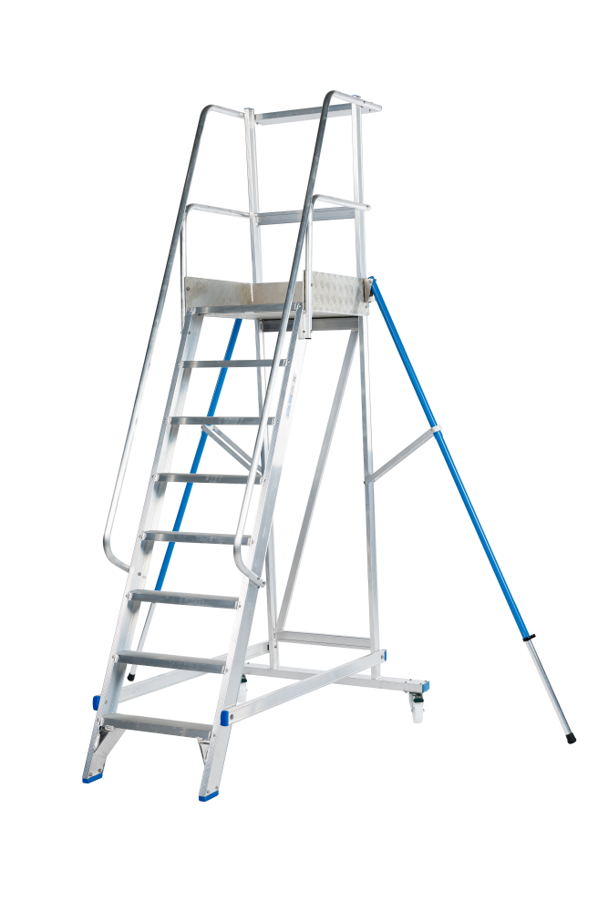Escabeau à palier non-pliable / 8 marches