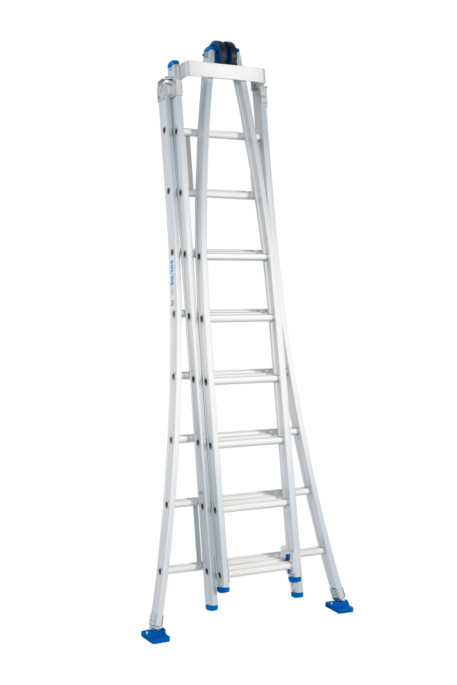 Laveur de vitres / 3 x 8, pieds evasés, transformable